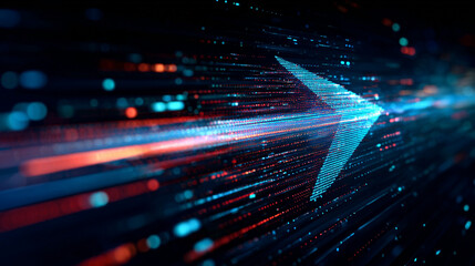 Abstract arrows, technology background high speed