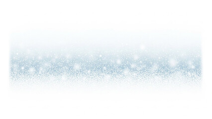Snowfall background with white and blue gradient and bokeh effect
