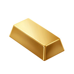 Shiny Gold Bar with Reflective Surface
