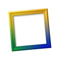 Square Photo Frame With Gradient Colors