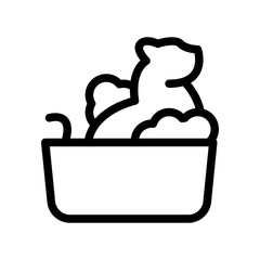 Cleaning and hygiene treatment for pets.