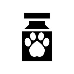 Medicine bottle for pet treatments.