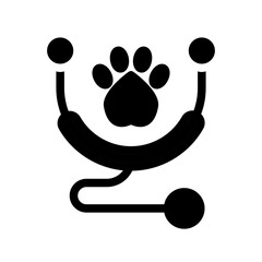 Official badge symbolizing veterinary professional.