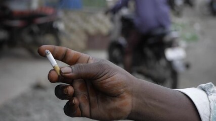 Cigarette Smoke in the Air  A Moment Captured