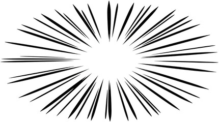 Obraz premium Abstract white lines radiating outward in a symmetrical design