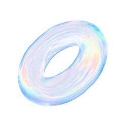 ガラスのようなクリスタルのようなオブジェクトの3Dイラスト