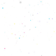 Abstract Seamless Star Pattern Vector Graphic Element with Colorful Retro Glitter Effect