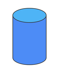 empty blue glass