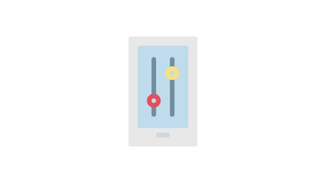 A smartphone featuring a prominent sound control button on its side for adjusting volume settings.