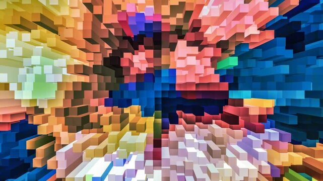 abstract background with squares