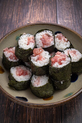 ネギトロ　手作り　日本のお寿司