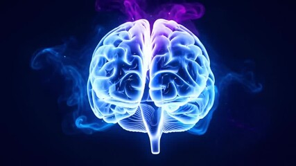 Abstract digital brain network representing connectivity, artificial intelligence, and modern technology. - Powered by Adobe