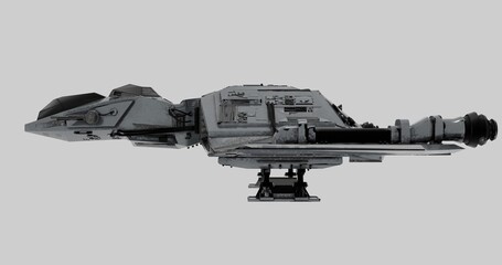 Highly Detailed Futuristic Star Fighter Spaceship Model