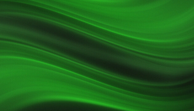 Abstract green smooth background with lines.