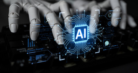 A generative AI assistant showcases its core processing unit. This interface demonstrates the system's ability to perform deep data analytics and respond to complex system-level prompts. Fermion