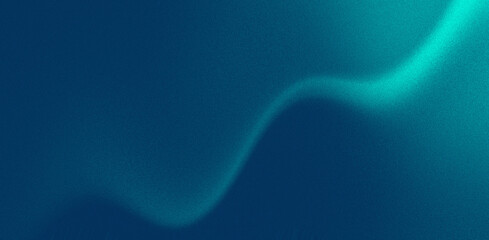 Abstract blue turquoise gradient wave background. Dynamic blue flowing wave lines design element 