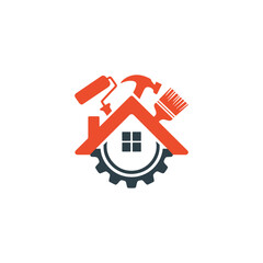 House Construction Logo Design Vector