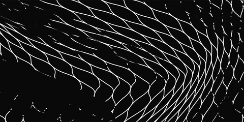 Abstract white and black mesh background for sports, mesh texture for fishing nets. Seamless pattern for sportswear or soccer goal, volleyball net, modern. © SYAIFUL ANWAR