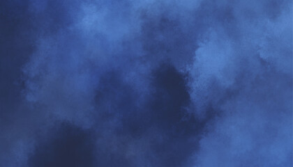 Dark Blue Abstract Watercolor Background