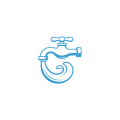 Professional Plumbing Service Logo Design