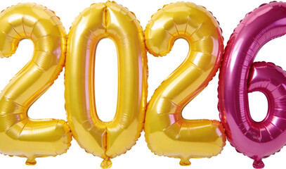 2026_노란분홍_숫자풍선_새해축하