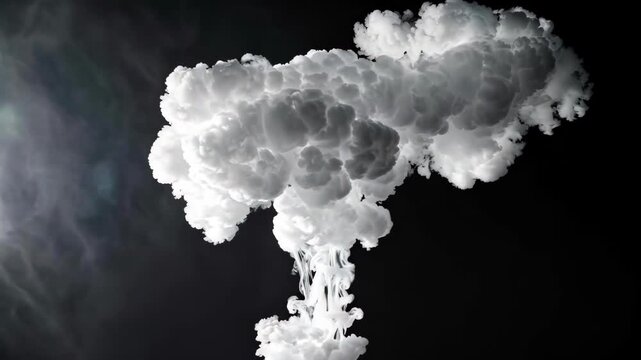 White smoke three-dimensional modeling material