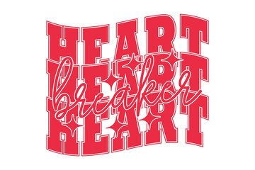 Valentine Heart Before Head Bold Motivational Typography Valentine Quote Design