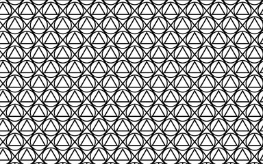 geometric circle with triangle and diamond seamless pattern, seamless geometric pattern