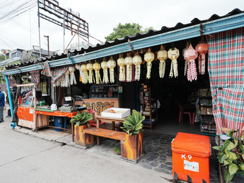 Kanchanaburi, Thailand : Popular photo spot of E-Thong village, Pilok,Thong Pha Phum National Park.
