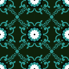 Abstract ethnic geometric pattern design for background or Wallpaper.	