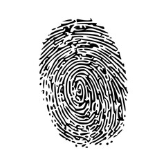 fingerprint vector illustration,fingerprint, finger, print, identity, thumb, vector, crime, thumbprint, security, criminal, unique, id, detective, pattern, identification, mark, ink, illustration, bio