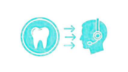 Dental Support: Customer Service Representative with Headset
