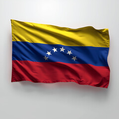 Obraz premium flag of venezuela waving