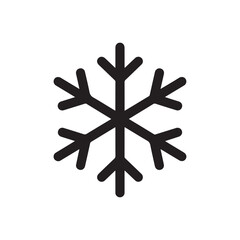 Snowflake Icon – Winter, Cold Weather, and Frost Symbol