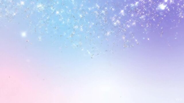 Soft, gradient background with pastel colors and sparkles in a dreamy, ethereal composition.
