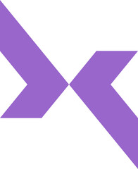 Letter X Initial Logo Collection Element