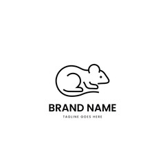 vector illustration of an rat