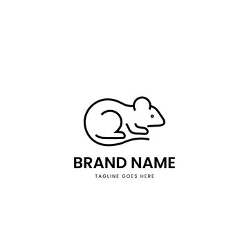 vector illustration of an rat