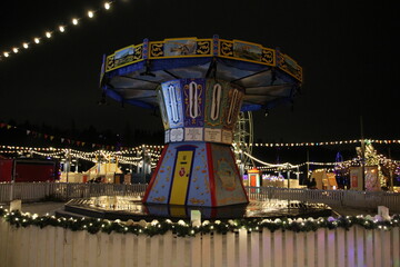 carousel at night