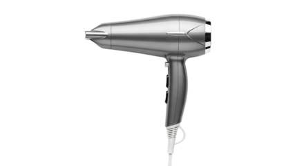 Modern hair dryer with powerful airflow