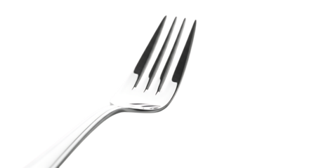 Close-up of a single fork