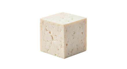 Cubed block of tofu