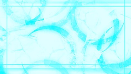 Bright Aqua Blue Watercolor Abstract Texture with Smooth Artistic Gradient.