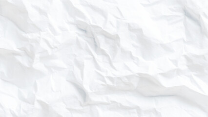 Crumpled white paper texture