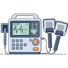 hospital vector defibrillator (AED)