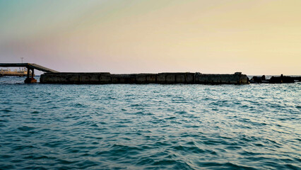 Sunset in Red sea, Saudi Arabia, Jeddah