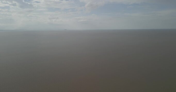 This bridge is the one that replaces the Triso Ferry crossing, which is essential for the Coastal Road route to Pusa,Crossing The Longest Batang Lupar River In Sarawak,Borneo,Malaysia.
