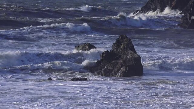 Atlantic Storm Bram hits Waterford Coastline one of many winter storms