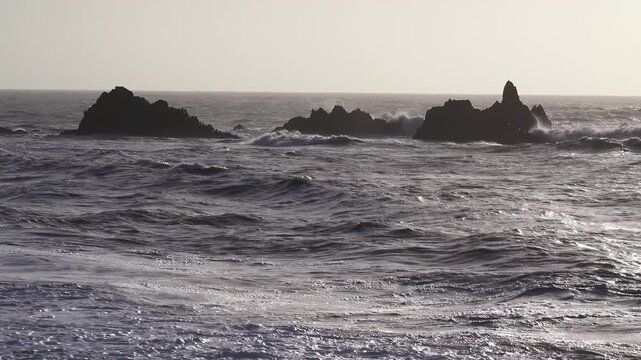 Force of nature Atlantic winter storm Bram Irish coast Waterford