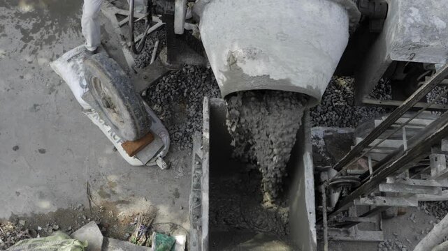Cement Mixing - Efficient Construction Site Process